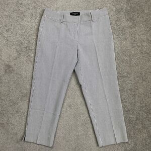 Talbots Signature Women’s 2 Petite Navy Blue Cropped Pants Trousers Dress